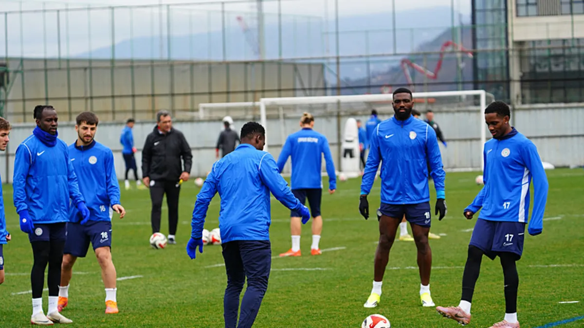 Çaykur Rizespor, Gençlerbirliği maçı hazırlıklarına devam etti Çaykur Rizespor, Gençlerbirliği maçı hazırlıklarına devam etti