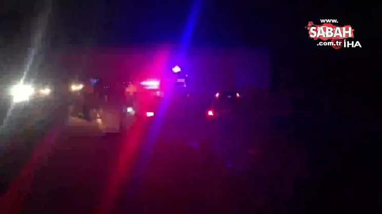 Gemlik’te kazaya müdahale eden 2 polise araç çarptı | Video