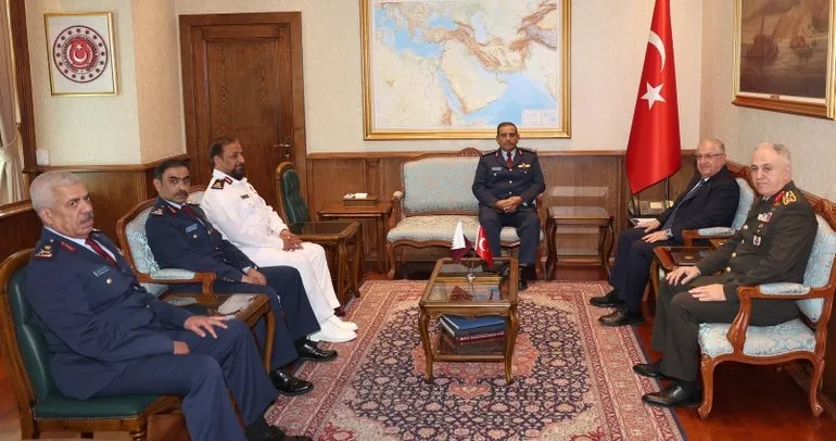 Bakan Güler Katar Genelkurmay Başkanı Korgeneral Al-Nabet’i kabul etti