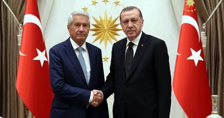 Cumhurbaşkanı Erdoğan, Avrupa Konseyi Genel Sekreterini kabul etti