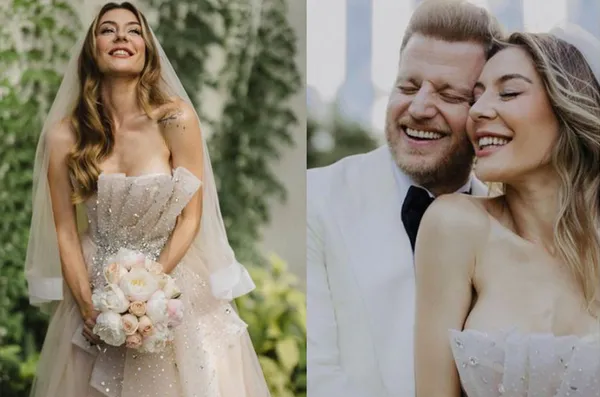Ege Kökenli ile Lior Ahituv'un 7 yıllık aşkında mutlu son! Güzel oyuncu Ege Kökenli'nin gelinliği çok beğenildi...