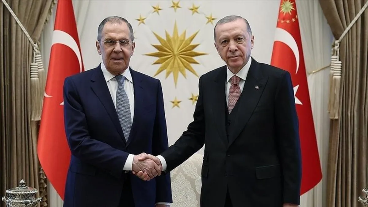 Başkan Erdoğan, Rus Dışişleri Bakanı Lavrov'u kabul etti