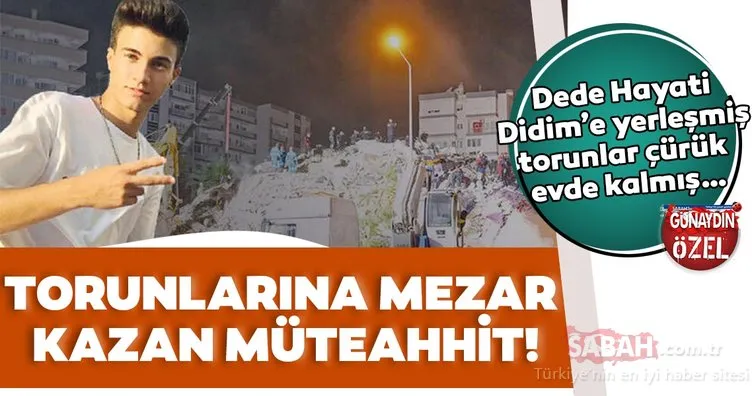 İzmir depreminde yıkılan Emrah Apartmanı’nın hazin hikayesi! Torunlarına mezar kazan müteahhit!