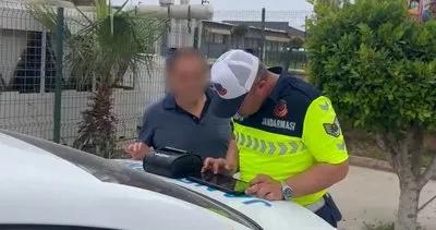 Ters yönde giderek trafiği tehlikeye sokan sürücüyü Jandarma affetmedi #mersin