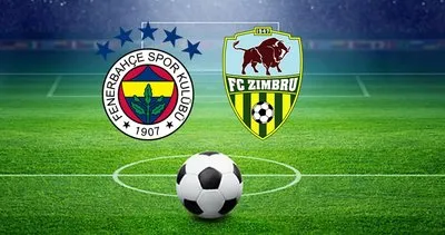 Fenerbahçe Zimbru maçı hangi kanalda? UEFA Konferans Ligi Fenerbahçe Zimbru maçı ne zaman, saat kaçta?