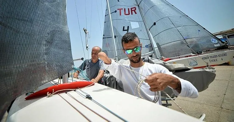 Yelken için Mersin’de engel tanımadılar