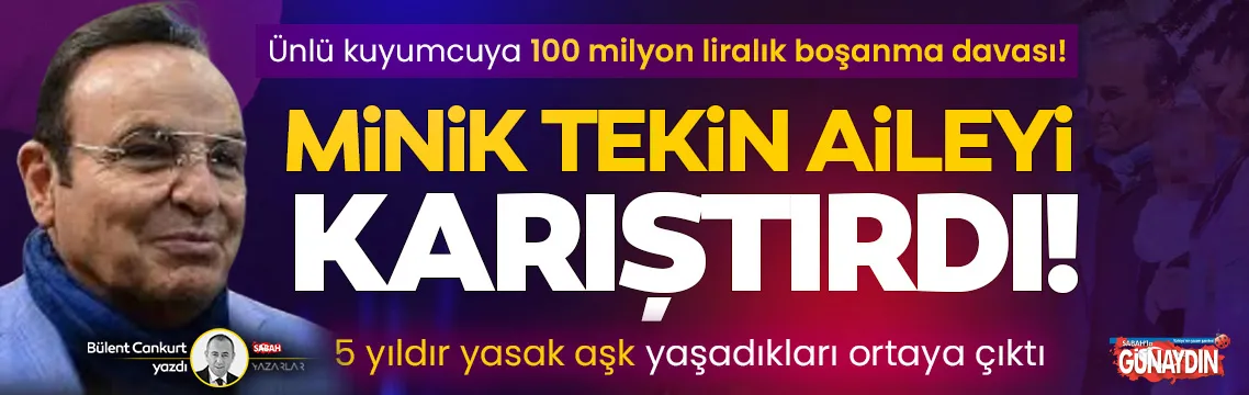 Skandalı minik Tekin ortaya çıkardı