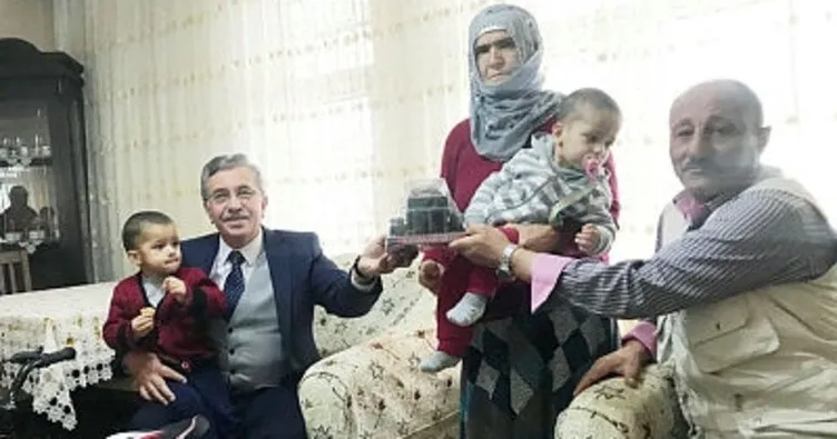 Başkan Selçuk Çetin sünnet ziyaretlerine devam ediyor