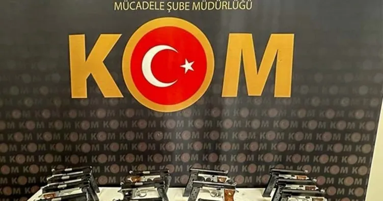Rize’de 21 ruhsatsız silah ele geçirildi