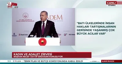 Cumhurbaşkanı Erdoğan Dün kadını meta anlayışı olarak kullananlar...