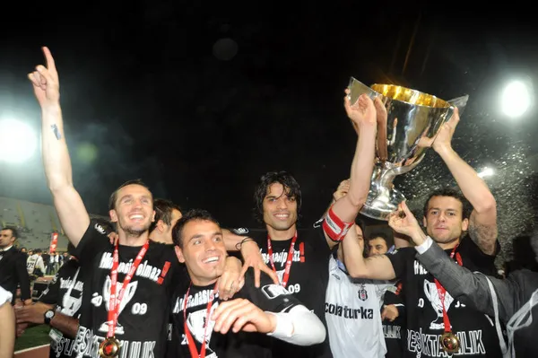 Beşiktaş'ın kupa sevinci