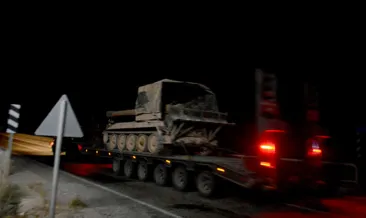 Sınıra askeri sevkiyat sürüyor