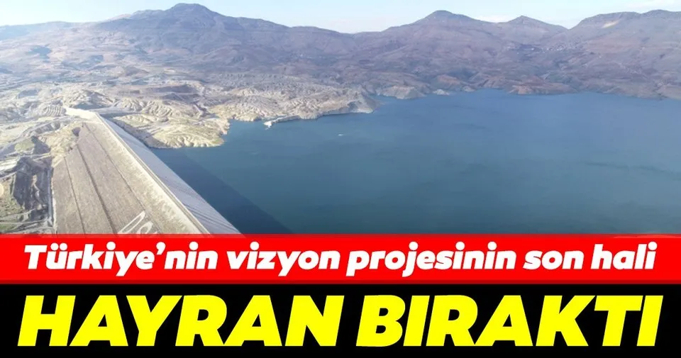 ilisu baraji nda su seviyesi yukseliyor son hali boyle goruntulendi son dakika haberler