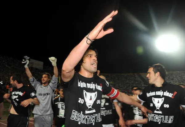 Beşiktaş'ın kupa sevinci