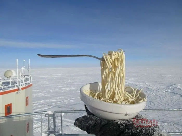 Antarktika’da eksi 70 derecede yemek yapmak