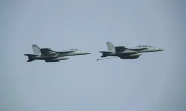 ABD ordusunda alarm: F/A-18 savaş uçağı düştü