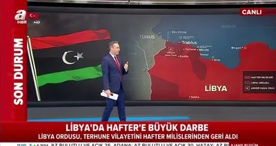 Libya’da Hafter’e bir darbe daha! Libya Ordusu orayı da kontrol altına aldı | Video