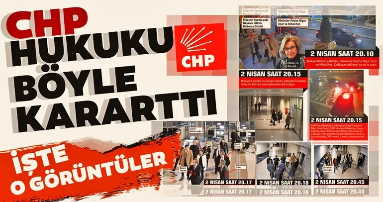 İşte CHP’nin hukuka müdahale görüntüleri