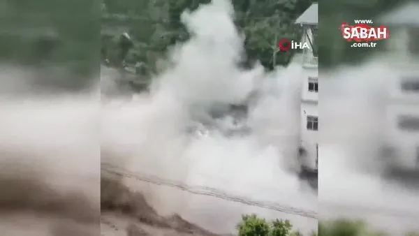 Çin’deki sel felaketinde 15 kişi öldü, 4 kişi kayboldu | Video