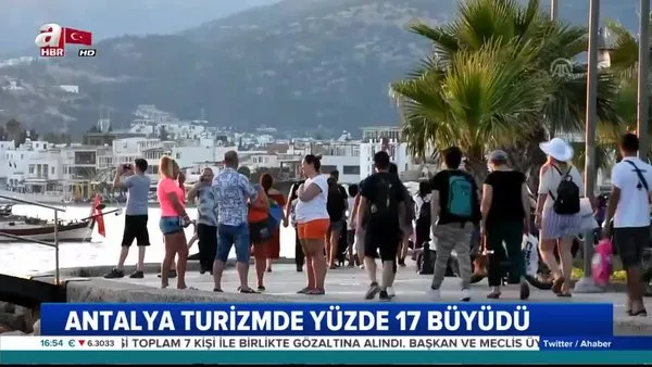 Antalya turizmde yüzde 17 büyüdü