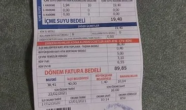 MUSKİ su faturalarında acımıyor: 19.90 lira kullanıma 89.85 TL fatura