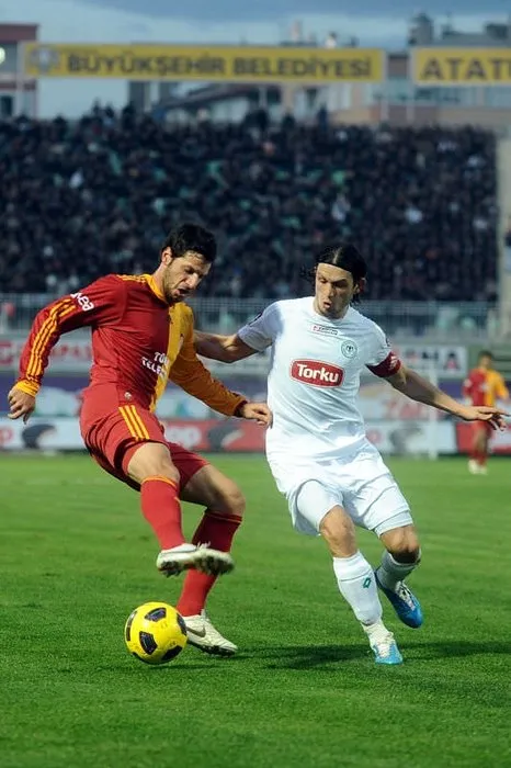 Konyaspor-Galatasaray maçından kareler
