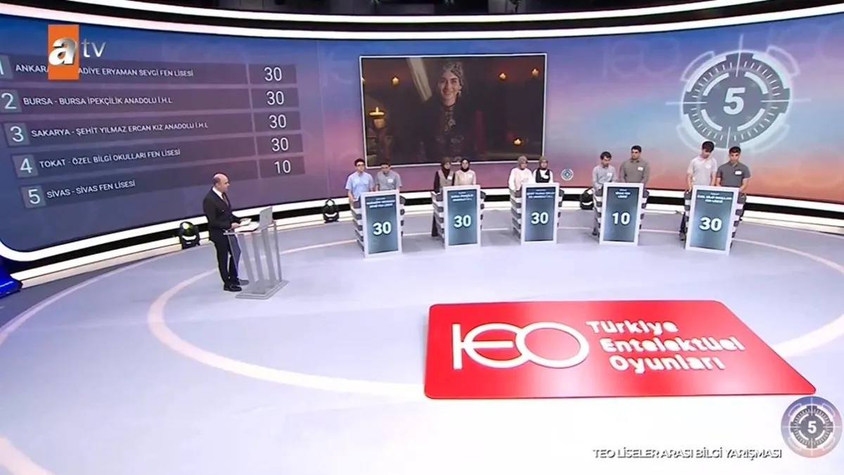 TEO liseler arası bilgi yarışması atv ekranlarında gerçekleşti: Büyük finalin sonucu belli oldu