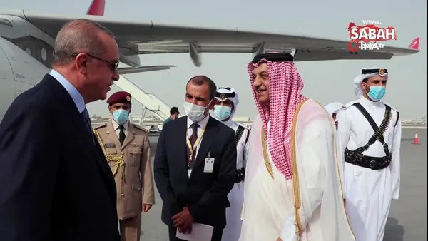 Cumhurbaşkanı Erdoğan Katar’da | Video