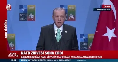 Başkan Erdoğan: İsveç’in NATO’ya katılım sürecinde karar TBMM’nin | Video
