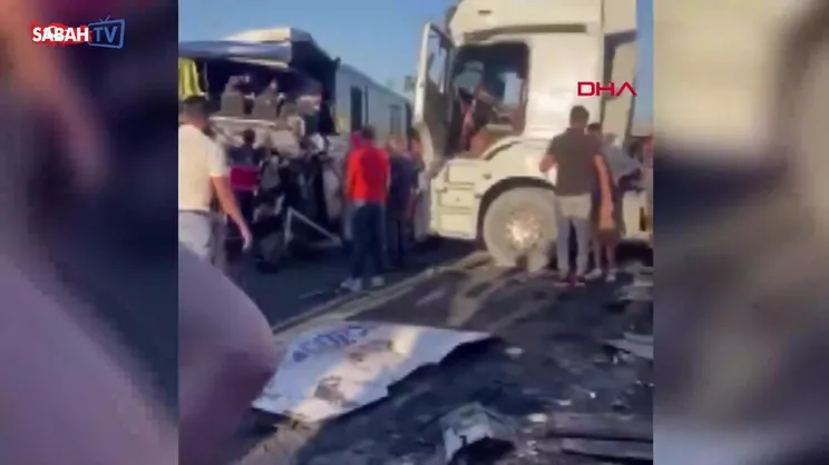 TEM Otoyolu'nda kaza! 1 ölü 9 yaralı | Video