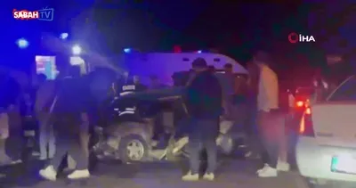 Otomobil ile traktör çarpıştı: 5 yaralı