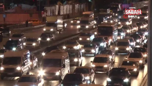 İstanbul’da ilk iş gününde trafik yüzde 60’ı gördü | Video