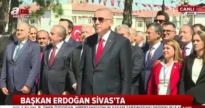 Cumhurbaşkanı Erdoğan, Sivas Kongresi’nin 100. yıl dönümü etkinlikleri için Sivas’ta