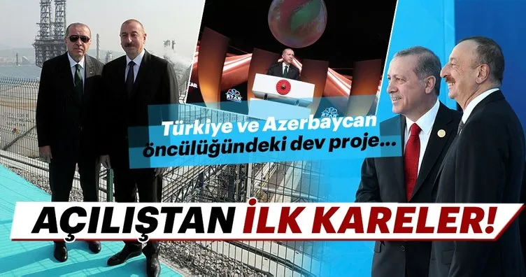Türkiye’de tek noktaya yapılan en büyük yatırım! Başkan Erdoğan ve Aliyev birlikte açtı