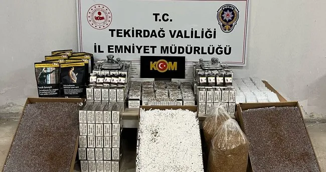 Tütün operasyonunda 1 tutuklama