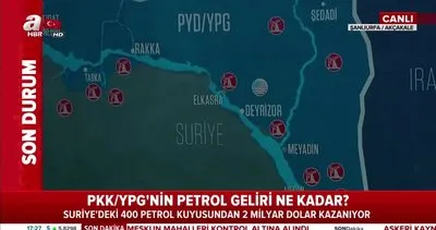 ABD beslemesi PKK/YPG’li teröristler Suriye’de 400 petrol kuyusunu işgal etti!