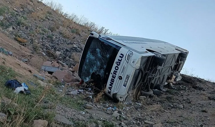 Son dakika: Erzurum’da feci kaza! Yolcu otobüsü şarampole devrildi: Ölü ve yaralılar var