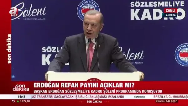 SON DAKİKA: 500 bin sözleşmeli kadroya geçti! Başkan Erdoğan açıkladı: İşte yeni hakları... | Video