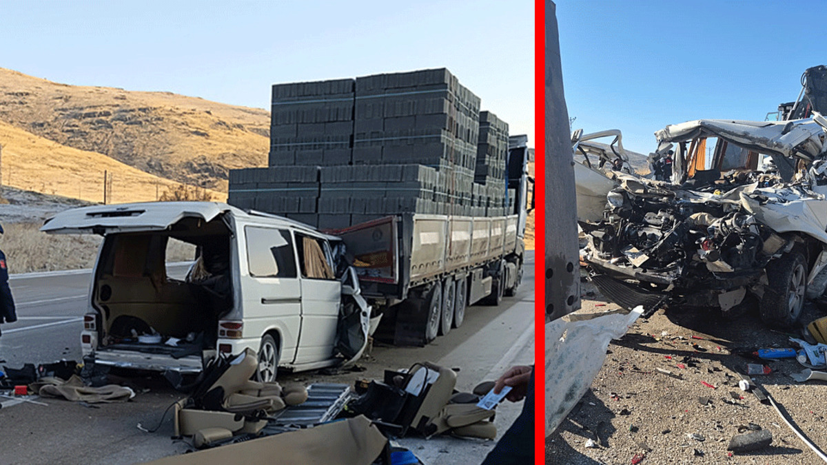 SON DAKİKA: Malatya’da katliam gibi kaza! TIR ile minibüs biribirine girdi! 3 ölü SON DAKİKA: Malatya’da katliam gibi kaza! TIR ile minibüs biribirine girdi! 3 ölü