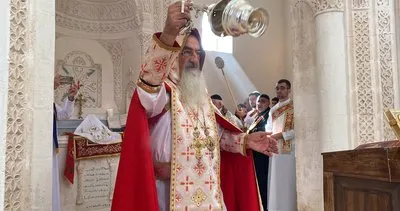Restore edilen 1700 yıllık kilise, kutsama ayiniyle 40 yıl sonra yeniden ibadete açıldı #mardin