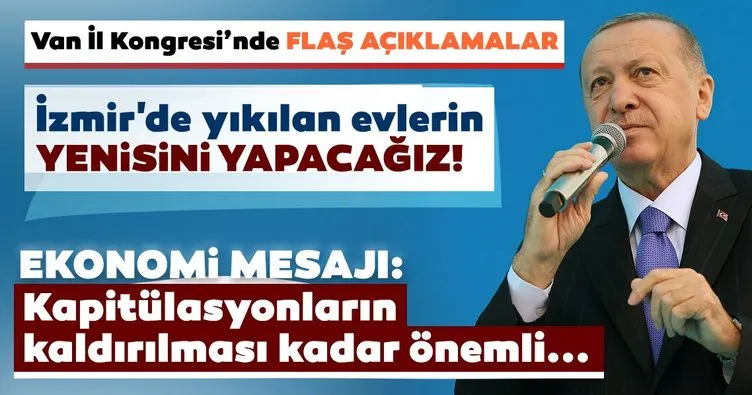SON DAKİKA: Başkan Erdoğan’dan İzmir’deki deprem ile ilgili çok önemli açıklama: Evlerin yenisini vereceğiz...