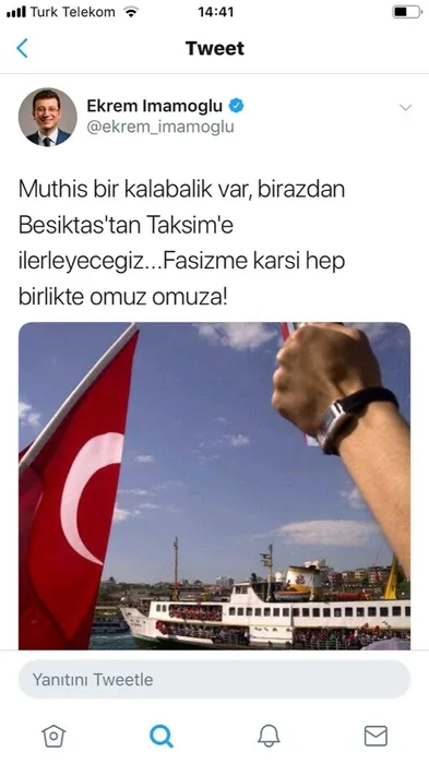 15 Temmuz'da 'Sulh' elçisi kesilen İmamoğlu Gezi'de bakın neler yapmış!