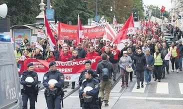Avusturya’da hayat pahalılığına protesto