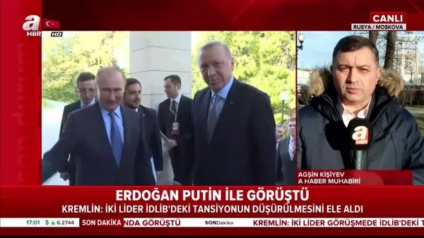Cumhurbaşkanı Erdoğan'dan Putin'le Suriye İdlib ateşkesi konusunda flaş görüşme | Video