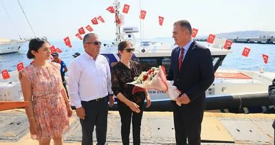 Şehit Komiser Ekrem Uyar’ın adı Bodrum sularında #mugla
