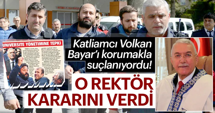 Son Dakika: Rektör Hasan Gönen istifa etti