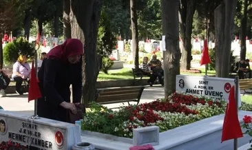 Edirnekapı Şehitliğinde hüzünlü bayram