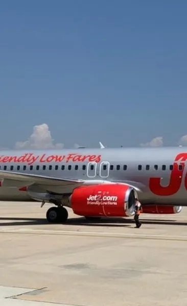 Milas-Bodrum Havalimanı Jet2.com’un Liverpool uçuşunu karşıladı