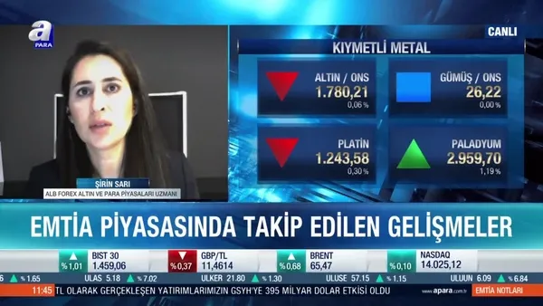 Şirin Sarı: Gümüş tarafında daha pozitif bir senaryo var