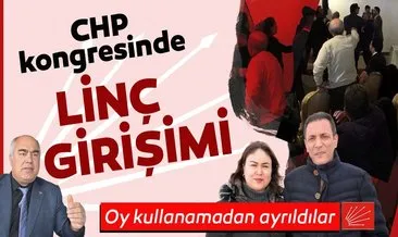 Erzurum’da CHP kongresinde arbede çıktı